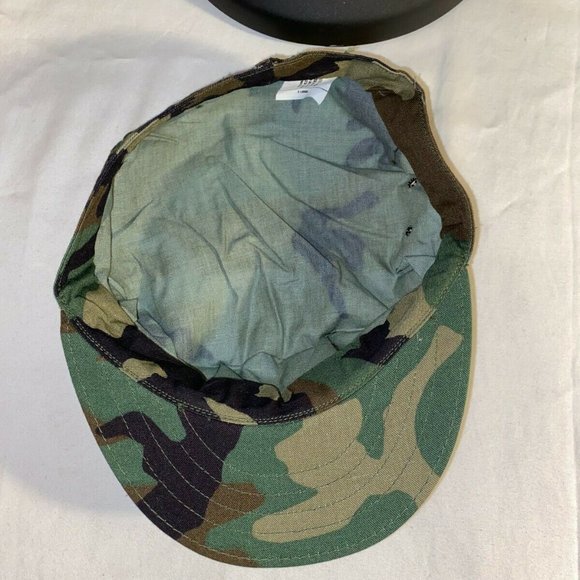 BDU WOODLAND 8 POINT UTILITY CAP VARIOUS SIZES - Picture 8 of 12